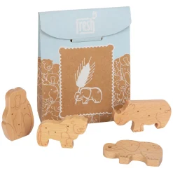 Small Foot - Houten Speeleten Dieren Crackers, 8dlg.