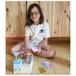 Small Foot - Houten Speelgoedkassa met Accessoires, 15dlg.