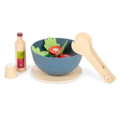 Small Foot - Houten Speelgoed Eten Salade Speelset, 11dlg.