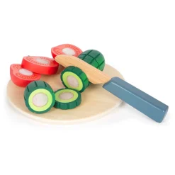 Small Foot - Houten Speelgoed Eten Salade Speelset, 11dlg.