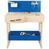 Small Foot - Houten Speelgoedwerkbank Blauw met Accessoires