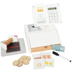 Small Foot - Houten Speelgoedkassa met Scanner, 15dlg.