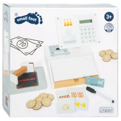 Small Foot - Houten Speelgoedkassa met Scanner, 15dlg.