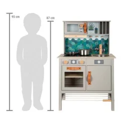 Small Foot - Houten Speelkeuken Tasty Grijs