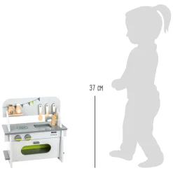 Small Foot - Houten Speelkeuken Compact, 9dlg.