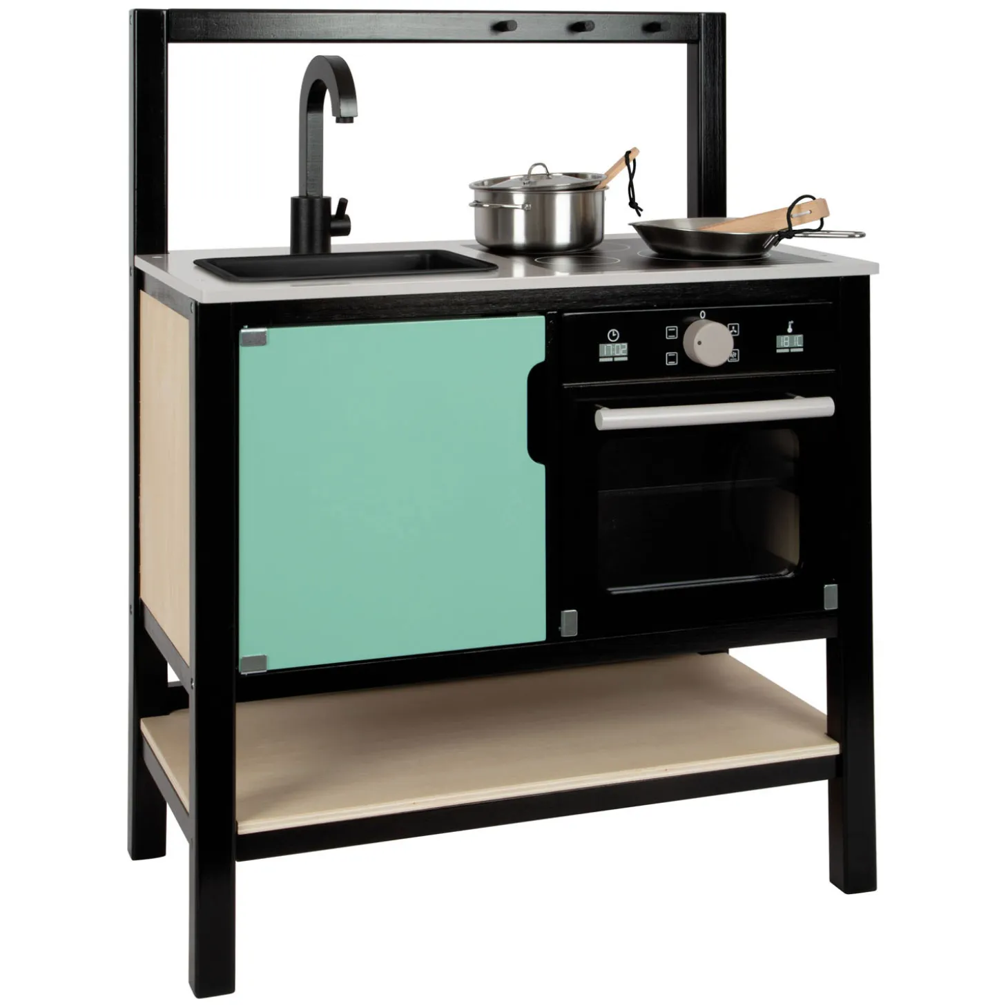 Small Foot - Houten Speelkeuken Industrieel, 6dlg.