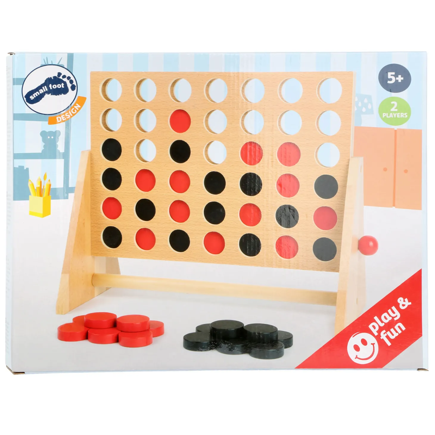 Small Foot - Houten Spel 4 in a Row