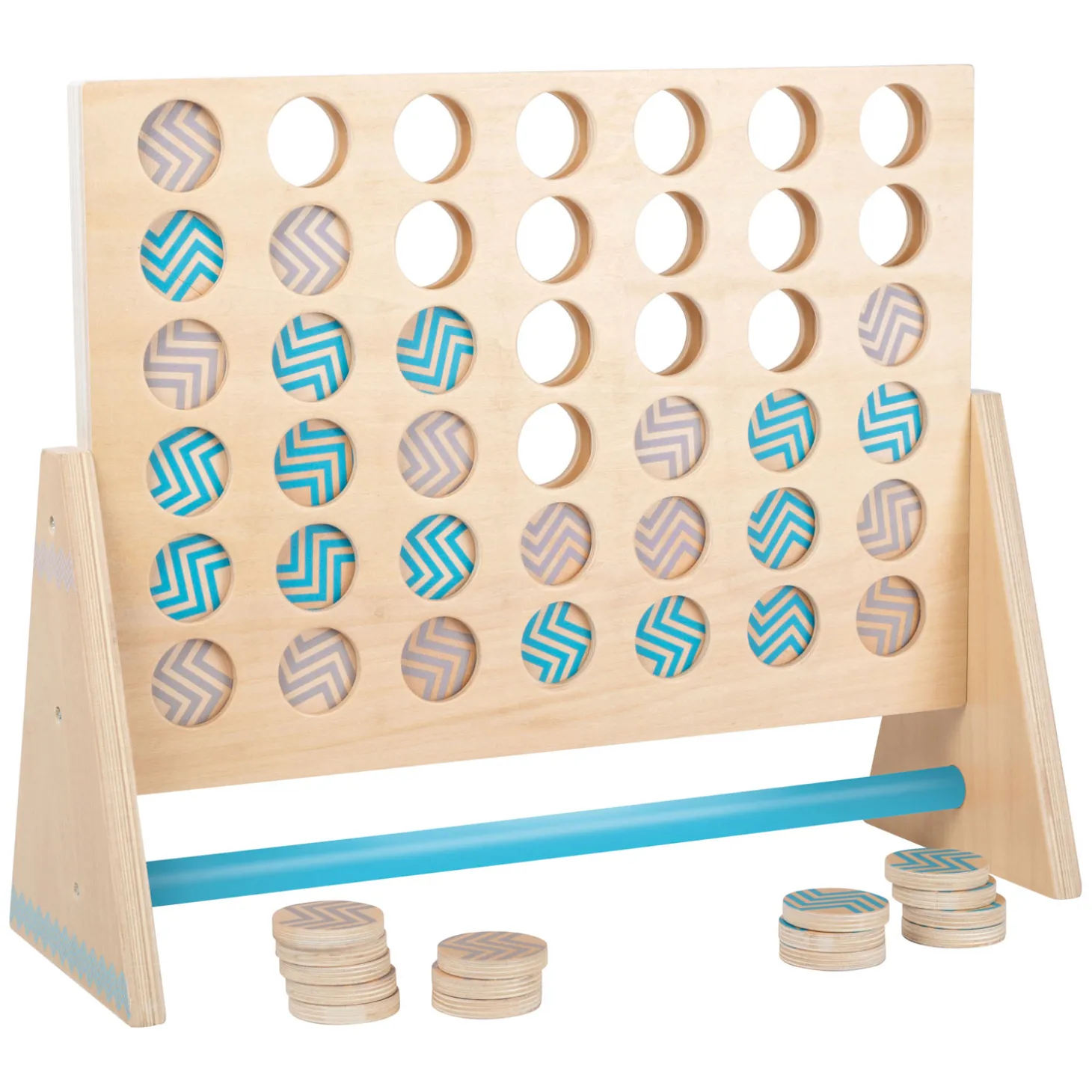 Small Foot - Houten Spel Four in a Row XXL, 43dlg.