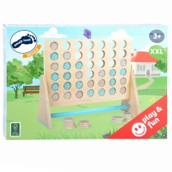 Small Foot - Houten Spel Four in a Row XXL, 43dlg.