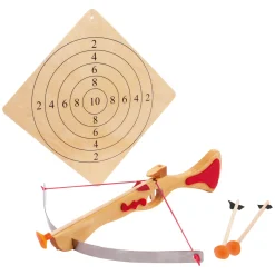 Small Foot - Houten Sportkruisboog met Doelwitbord, 4dlg.