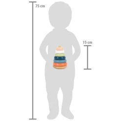 Small Foot - Houten Stapeltoren Arctic, 7dlg.