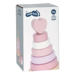 Small Foot - Houten Stapeltoren Roze - 7dlg.