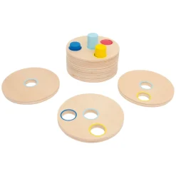 Small Foot - Houten Stapelspel Logisteck Educatief, 9dlg.