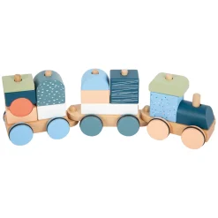 Small Foot - Houten Stapelblokkentrein Arctic, 16dlg.