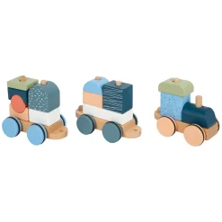 Small Foot - Houten Stapelblokkentrein Arctic, 16dlg.