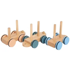 Small Foot - Houten Stapelblokkentrein Arctic, 16dlg.