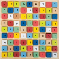 Small Foot  -  Houten Sudoku Spel Kleur, 82dlg.