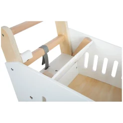 Small Foot - Houten Supermarkt Winkelwagen Wit