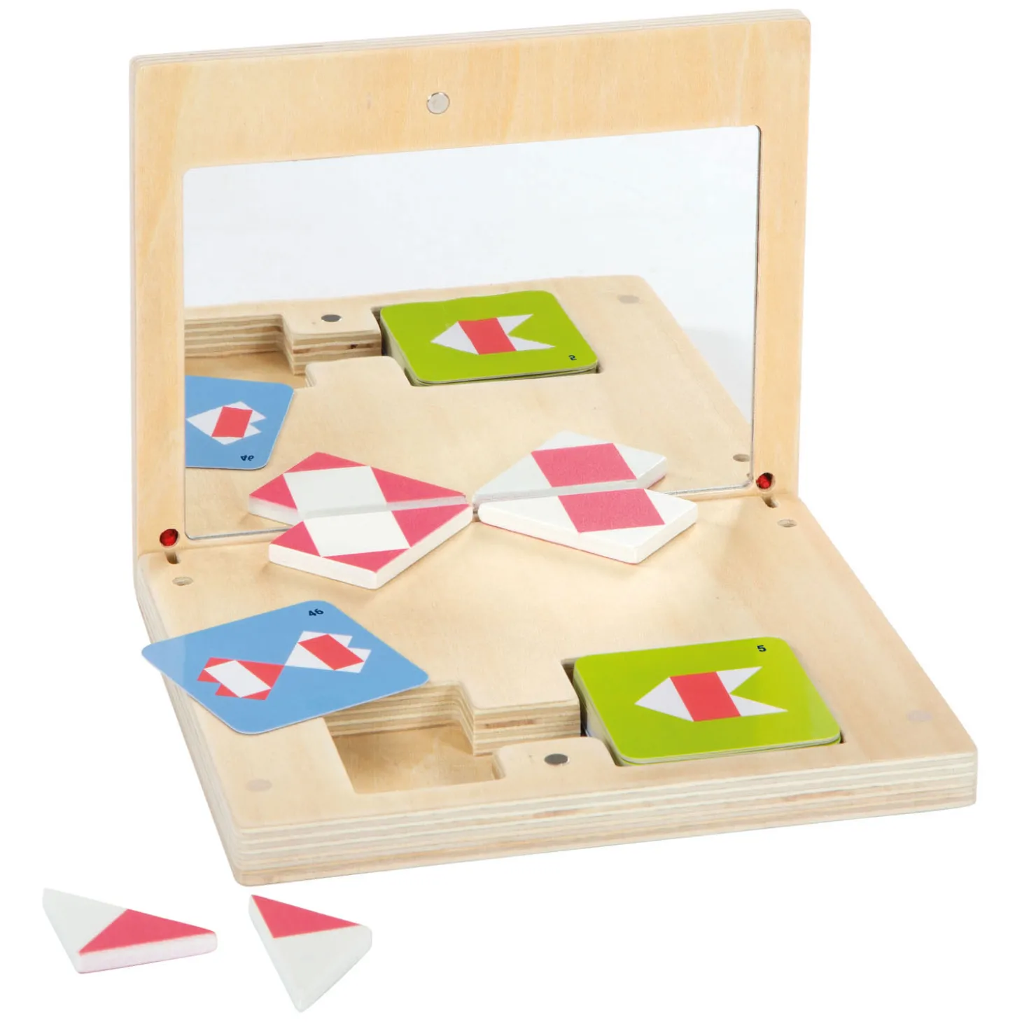 Small Foot - Houten Symmetriespel met Spiegel Educatief