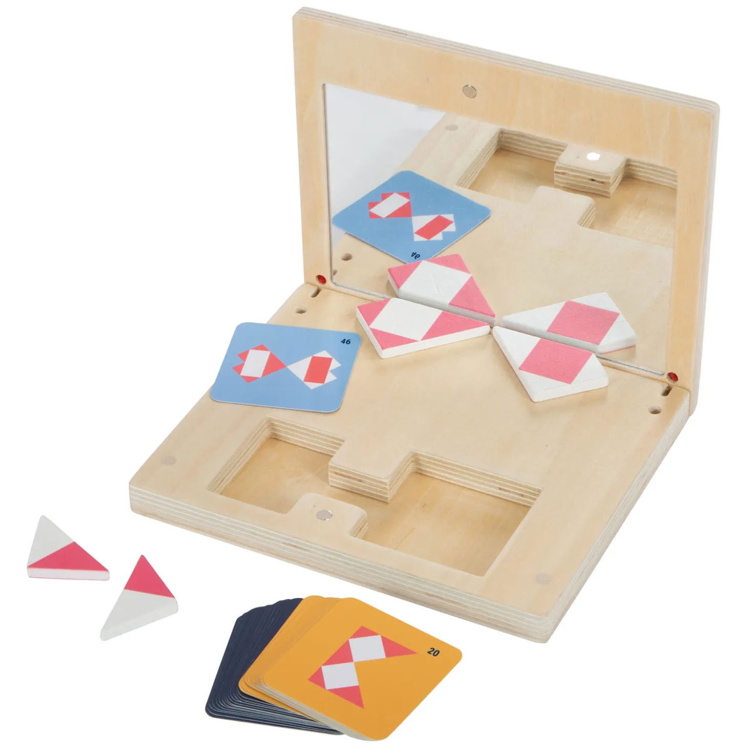 Small Foot - Houten Symmetriespel met Spiegel Educatief