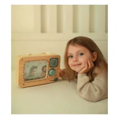 Small Foot - Houten Televisie Muziekdoos Safari FSC