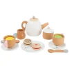 Small Foot - Houten Theeset met Speeleten, 17dlg.