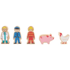 Small Foot - Houten Treinset met Brug, 60dlg.