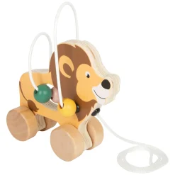 Small Foot - Houten Trekfiguur met Motoriekspiraal Safari