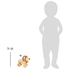 Small Foot - Houten Trekfiguur met Motoriekspiraal Safari