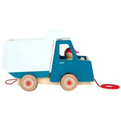 Small Foot - Houten Trekfiguur Kiepvrachtwagen