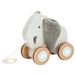 Small Foot - Houten Trekolifant met Knisperende Oren