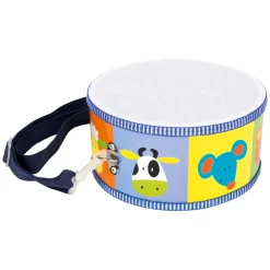Small Foot - Houten Trommel Dieren met Stokken, 3dlg.