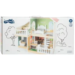 Small Foot - Houten Urban Villa Poppenhuis met Meubeltjes, 9dlg.