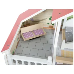 Small Foot - Houten Urban Villa Poppenhuis met Meubeltjes, 9dlg.