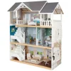 Small Foot - Houten Urban Villa Poppenhuis met Accessoires, 13dlg.