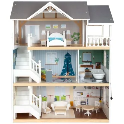 Small Foot - Houten Urban Villa Poppenhuis met Accessoires, 13dlg.