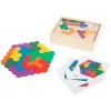 Small Foot  -  Houten Vormenpuzzel Hexagon