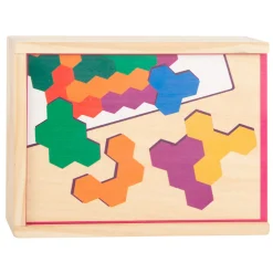 Small Foot  -  Houten Vormenpuzzel Hexagon