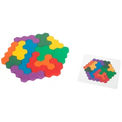 Small Foot  -  Houten Vormenpuzzel Hexagon