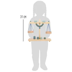 Small Foot - Houten Weegschaal met Gewichten, 5dlg.