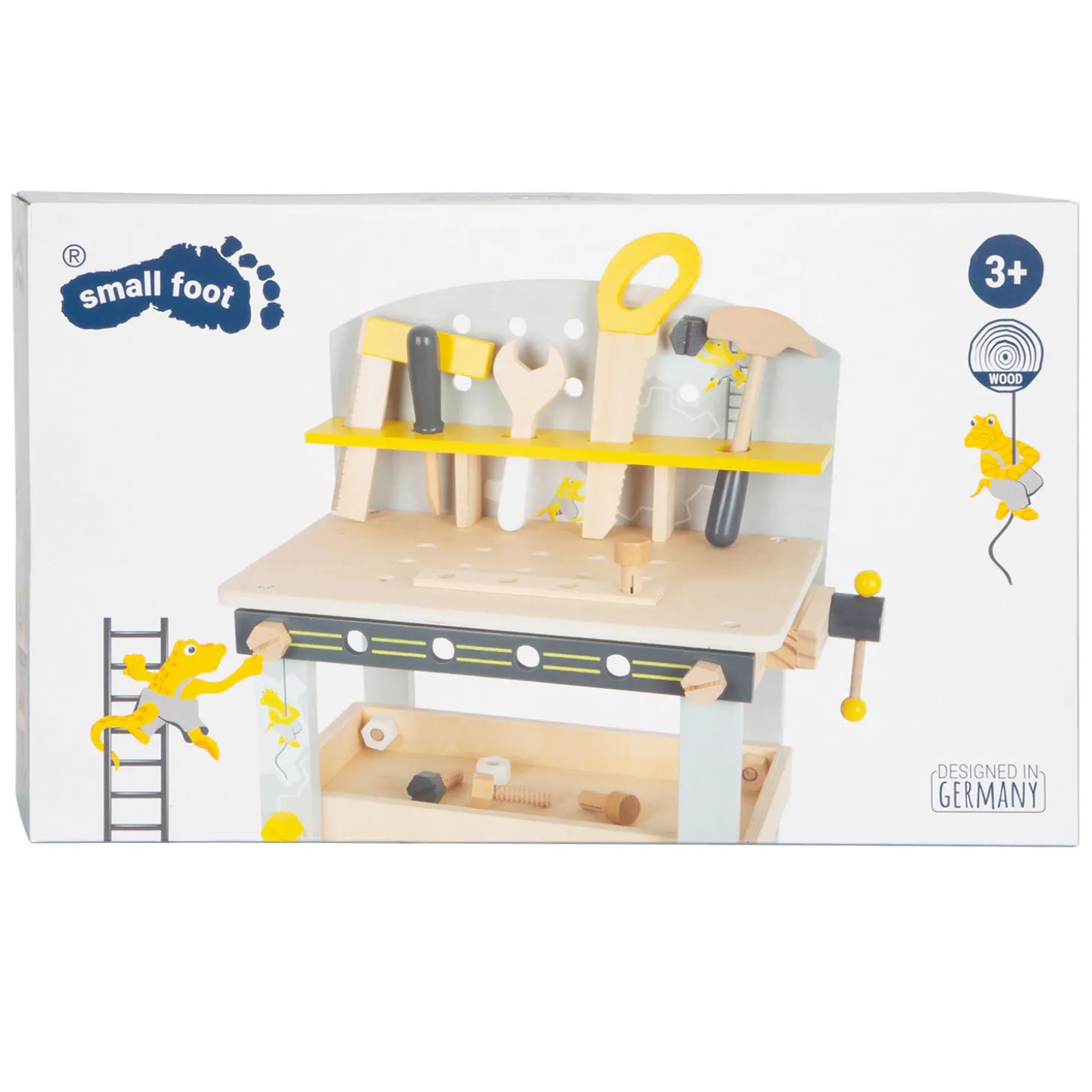 Small Foot - Houten Werkbank Compact Miniwob, 34dlg.