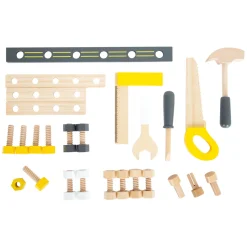 Small Foot - Houten Werkbank Compact Miniwob, 34dlg.