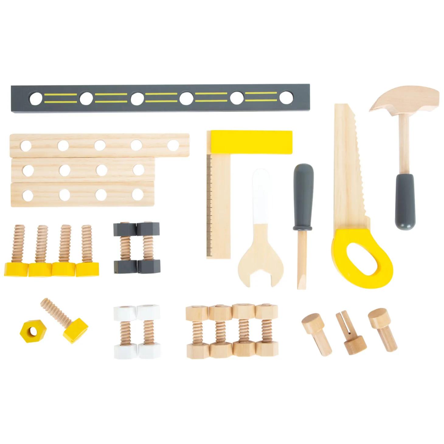 Small Foot - Houten Werkbank Compact Miniwob, 34dlg.