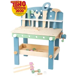 Small Foot - Houten Werkbank Compact Nordic, 22dlg.