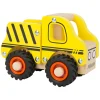 Small Foot - Houten Werkvoertuig Bouwplaats Geel