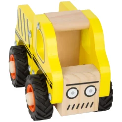 Small Foot - Houten Werkvoertuig Bouwplaats Geel