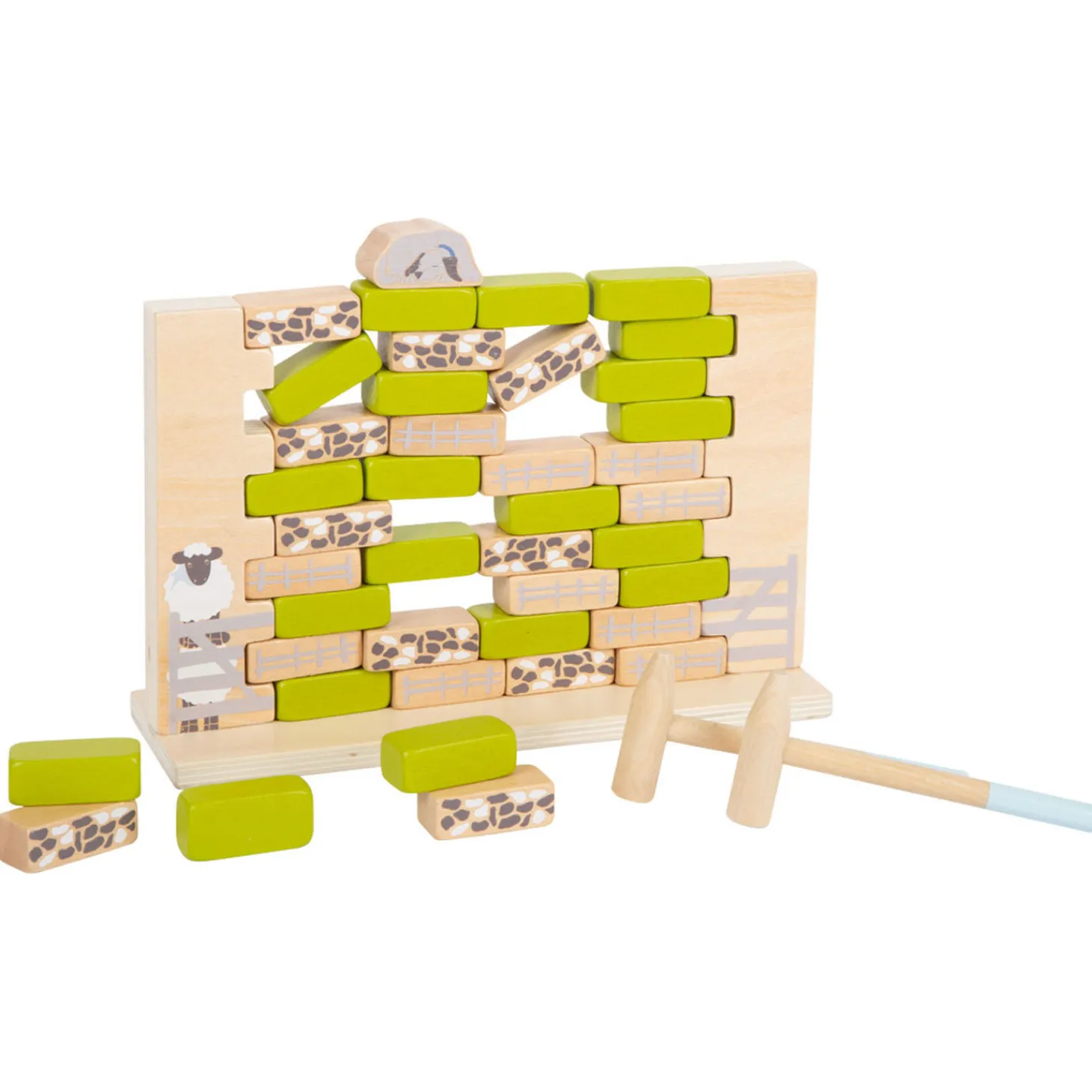 Small Foot - Houten Wiebel Muur Spel