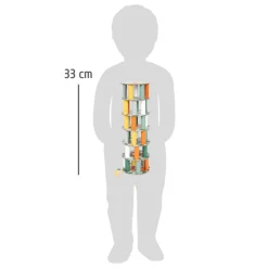 Small Foot  -  Houten Wiebeltoren Safari Spel