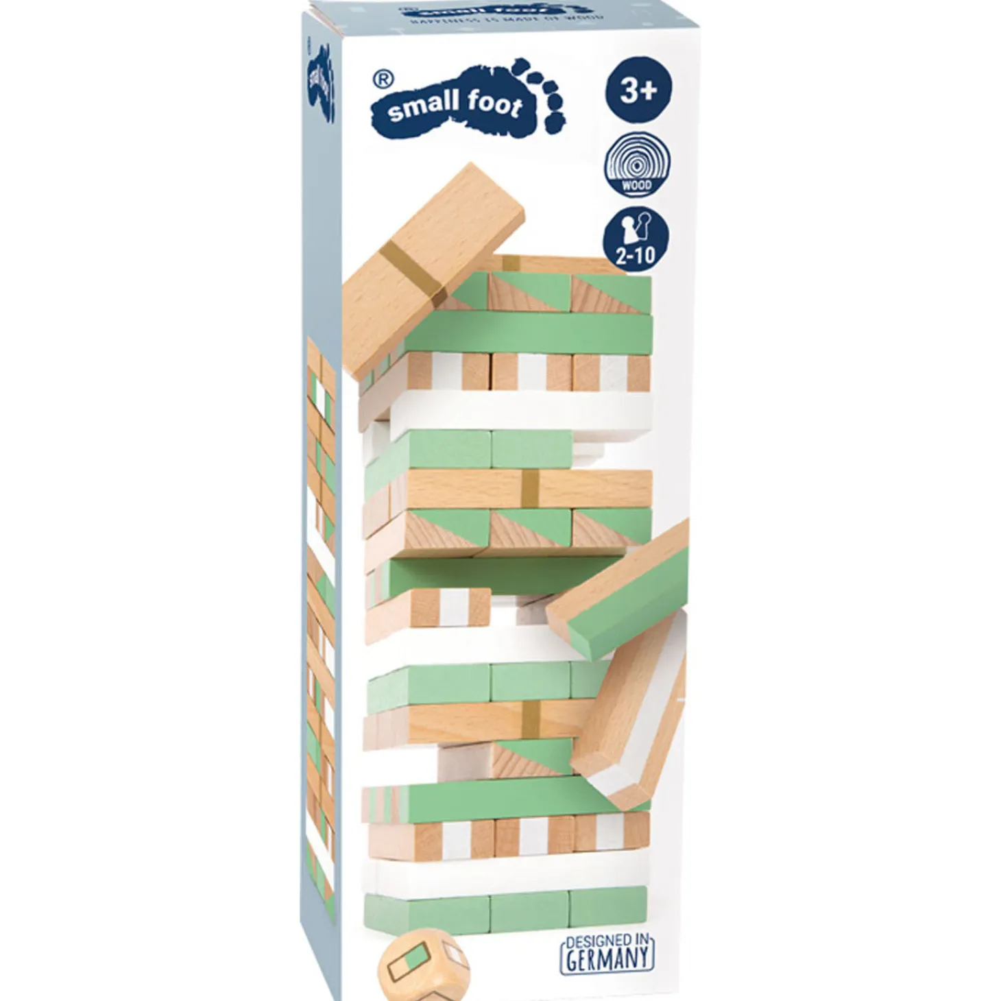 Small Foot - Houten Wiebeltoren Spel Gouden Editie