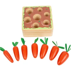 Small Foot - Houten Wortel Vormenspel, 8dlg.